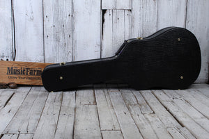 On Stage 6 or 12 Sting Acoustic Guitar Hardshell Case Black GCA5000B