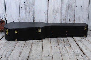 On Stage 6 or 12 Sting Acoustic Guitar Hardshell Case Black GCA5000B