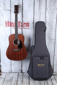 Martin D-10E Road Series Dreadnought Sapele Acoustic Electric Guitar w Gig Bag