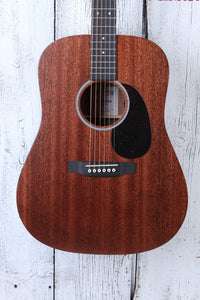 Martin D-10E Road Series Dreadnought Sapele Acoustic Electric Guitar w Gig Bag
