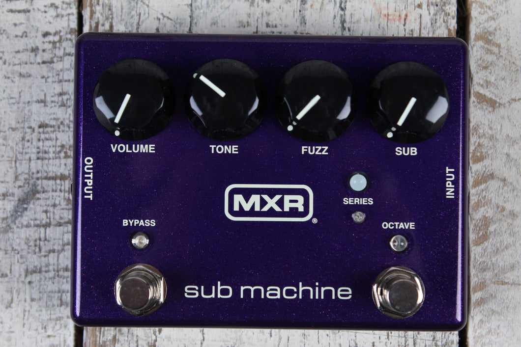 MXR Sub Machine Fuzz Octave Pedal Electric Guitar Octave Fuzz Effects Pedal