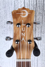 Load image into Gallery viewer, Luna Uke Crescent Olive Ash Concert Ukulele Satin Natural UKE EX OA with Gig Bag