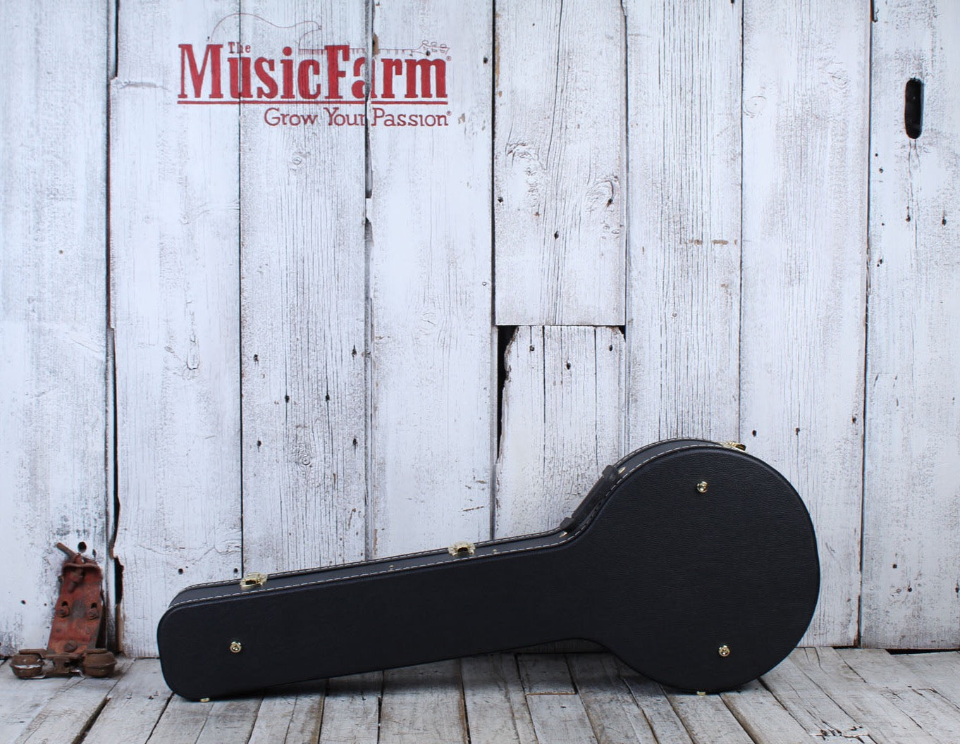Guardian CG-016-J Flat Top Banjo Hardshell Black with Plush Interior