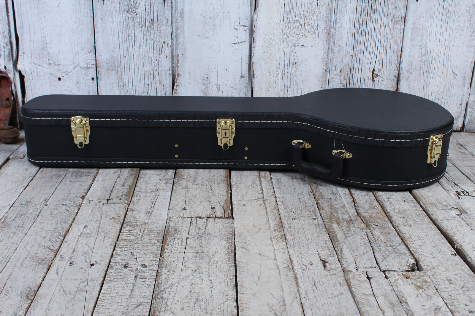 Guardian CG-016-J Flat Top Banjo Hardshell Black with Plush Interior