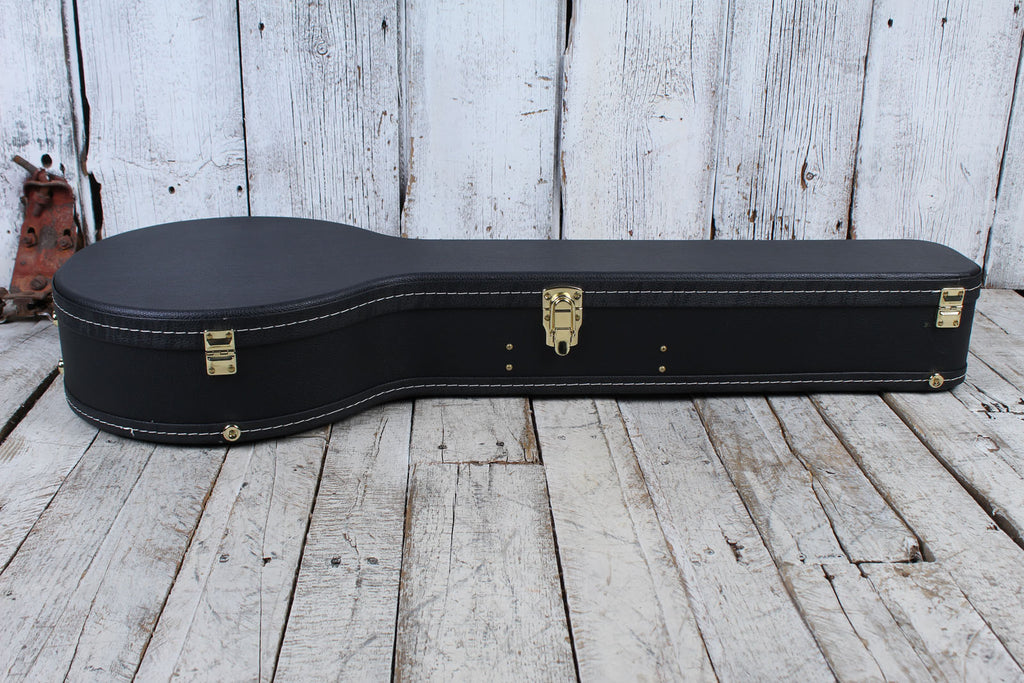 Guardian CG-016-J Flat Top Banjo Hardshell Black with Plush Interior