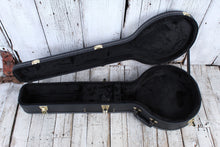 Load image into Gallery viewer, Guardian CG-016-J Flat Top Banjo Hardshell Black with Plush Interior