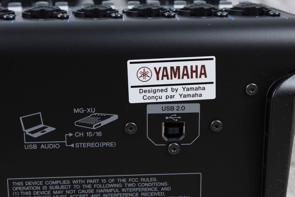 Yamaha MG16XU 16 Channel Analog Stereo Mixer Internal Power Supply and Effects