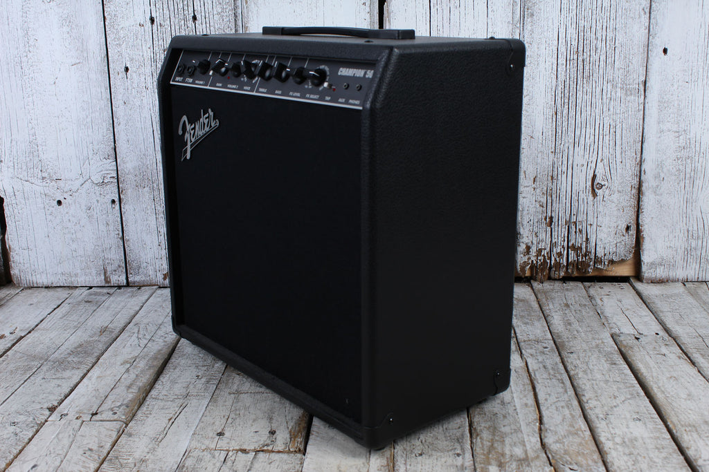 Fender® Champion 50XL Electric Guitar Combo Amplifier 2 Channel 50 Watt 1x12 Amp