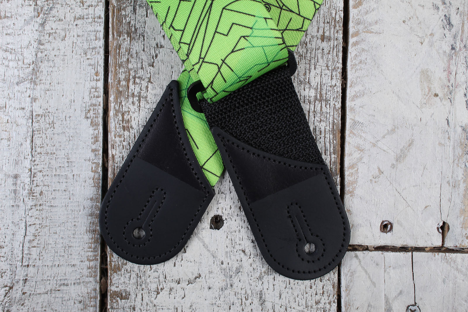 Jackson Cracked Mirror Strap 2 Inch Guitar Strap Green