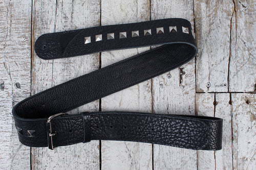 Jackson Metal Stud Leather Strap 2.5 Inch Guitar Strap