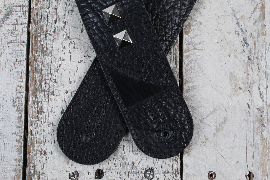 Jackson Metal Stud Leather Strap 2.5 Inch Guitar Strap