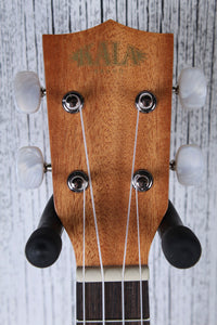 Kala Satin Mahogany Concert Ukulele Bundle KA-15C with Gig Bag Tuner and Strap