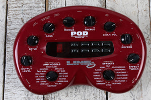 Line 6 POD 2.0 Multi Effect and Amp Modeler with Power Supply and Case
