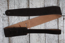 Load image into Gallery viewer, Henry Heller 2&quot; Chocolate Capri Suede Strap with Nubuck Backing