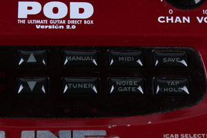 Line 6 POD 2.0 Multi Effect and Amp Modeler with Power Supply and Case