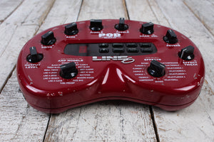 Line 6 POD 2.0 Multi Effect and Amp Modeler with Power Supply and Case