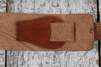 Henry Heller 2 Inch Brown Capri Suede Guitar Strap with Nubuck Backing