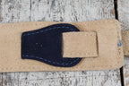 Henry Heller 2 Inch Navy Capri Suede Guitar Strap with Nubuck Backing