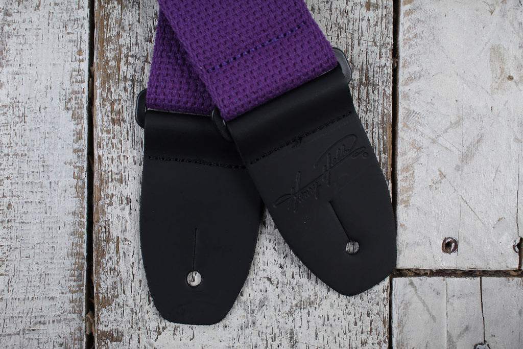 Henry Heller 2" Cotton Stap w/Embroidered Alien - Purple