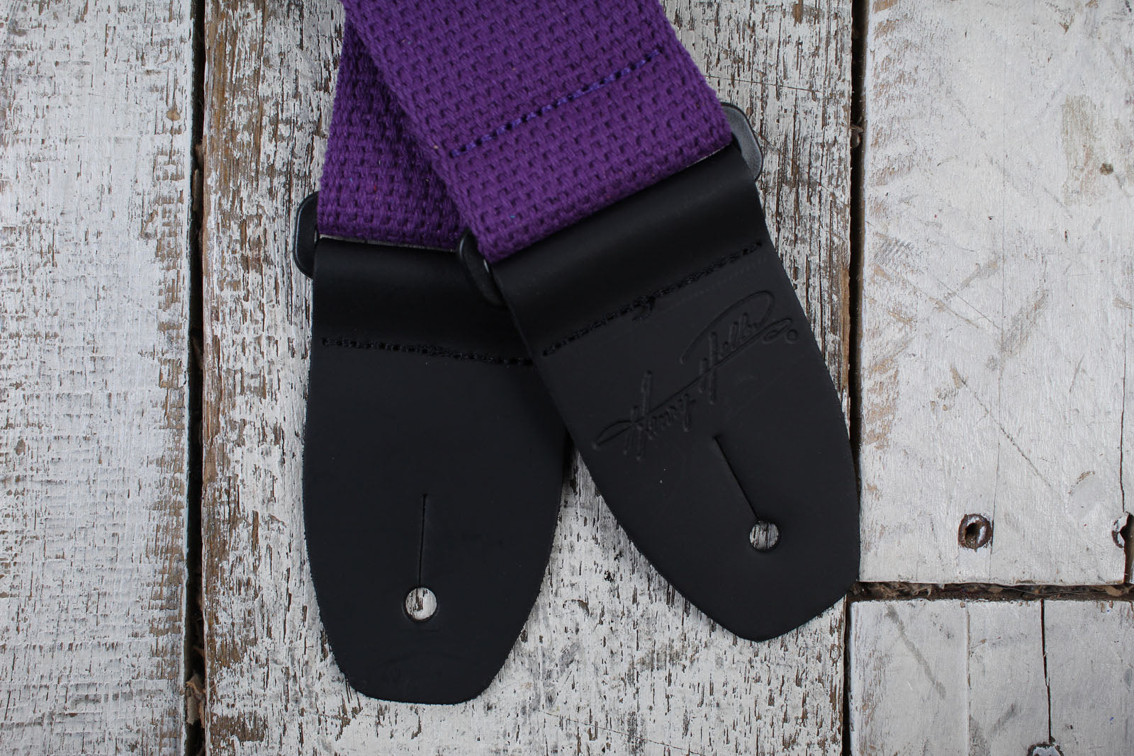 Henry Heller 2" Cotton Stap w/Embroidered Alien - Purple