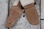 Henry Heller Original Tort-O Triglide Guitar Strap Natural