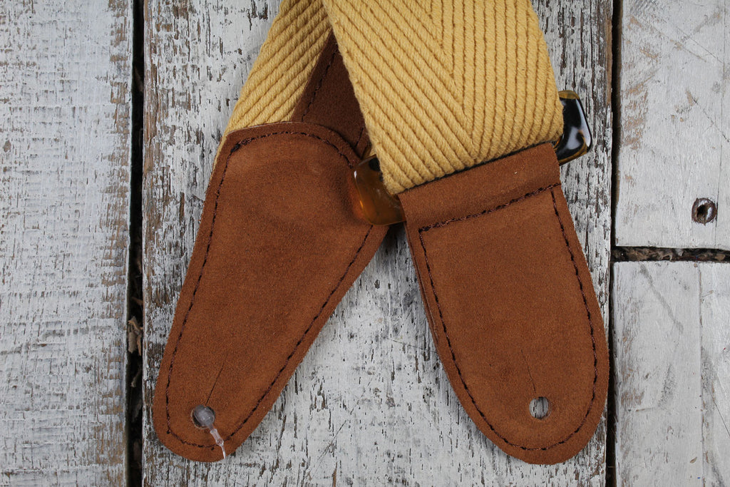 Henry Heller HPSS-TAN 2 Inch Wide Original Tort-O Triglide Guitar Strap Tan