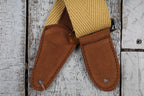 Henry Heller HPSS-TAN 2 Inch Wide Original Tort-O Triglide Guitar Strap Tan
