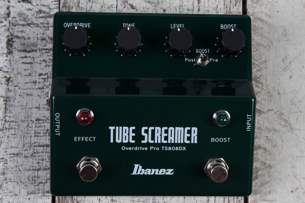 Ibanez TS808DX Tube Screamer Overdrive Pro Deluxe Electric Guitar Effects Pedal