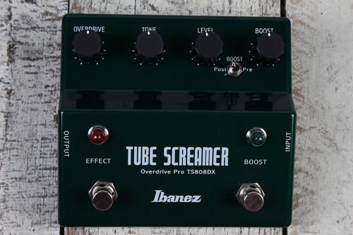 Ibanez TS808DX Tube Screamer Overdrive Pro Deluxe Electric Guitar Effects Pedal