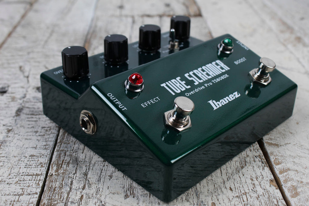 Ibanez TS808DX Tube Screamer Overdrive Pro Deluxe Electric Guitar Effects Pedal