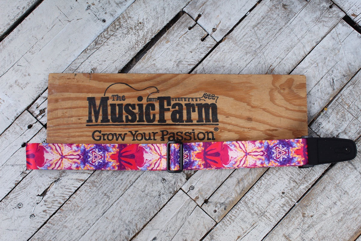 Henry Heller 2" Artist Series Sublimation Strap - Pink Kaleidoscope Design