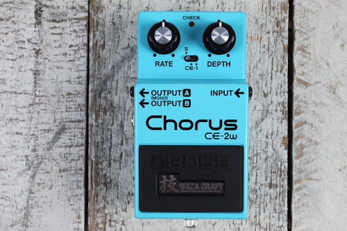 Boss CE-2W Waza Craft Chorus Pedal Electric Guitar Chorus Effects Pedal