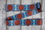 Henry Heller 2" Artist Series Sublimation Strap - Blue & Orange Kaleidoscope Design