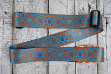 Load image into Gallery viewer, Henry Heller 2&quot; Artist Series Sublimation Strap - Orange Kaleidoscope Design