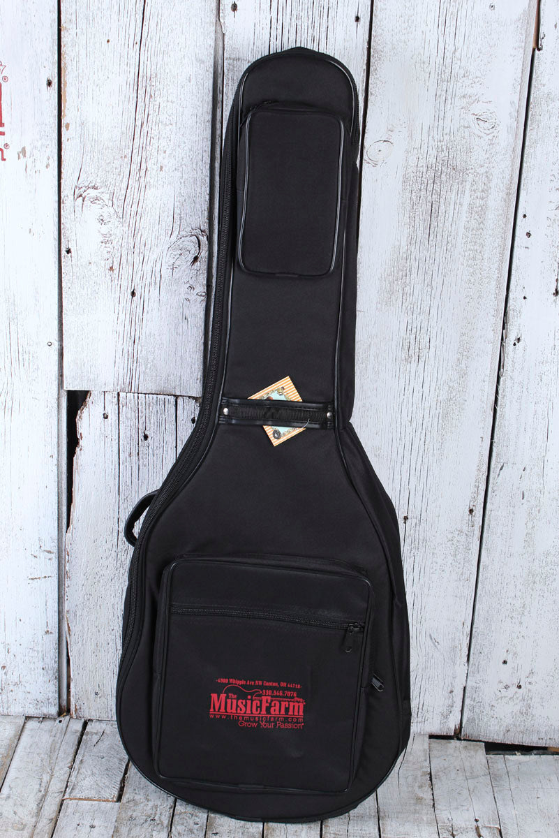 Henry Heller HGB-D2 Dreadnought Acoustic Guitar Gig Bag with The Music Farm Logo