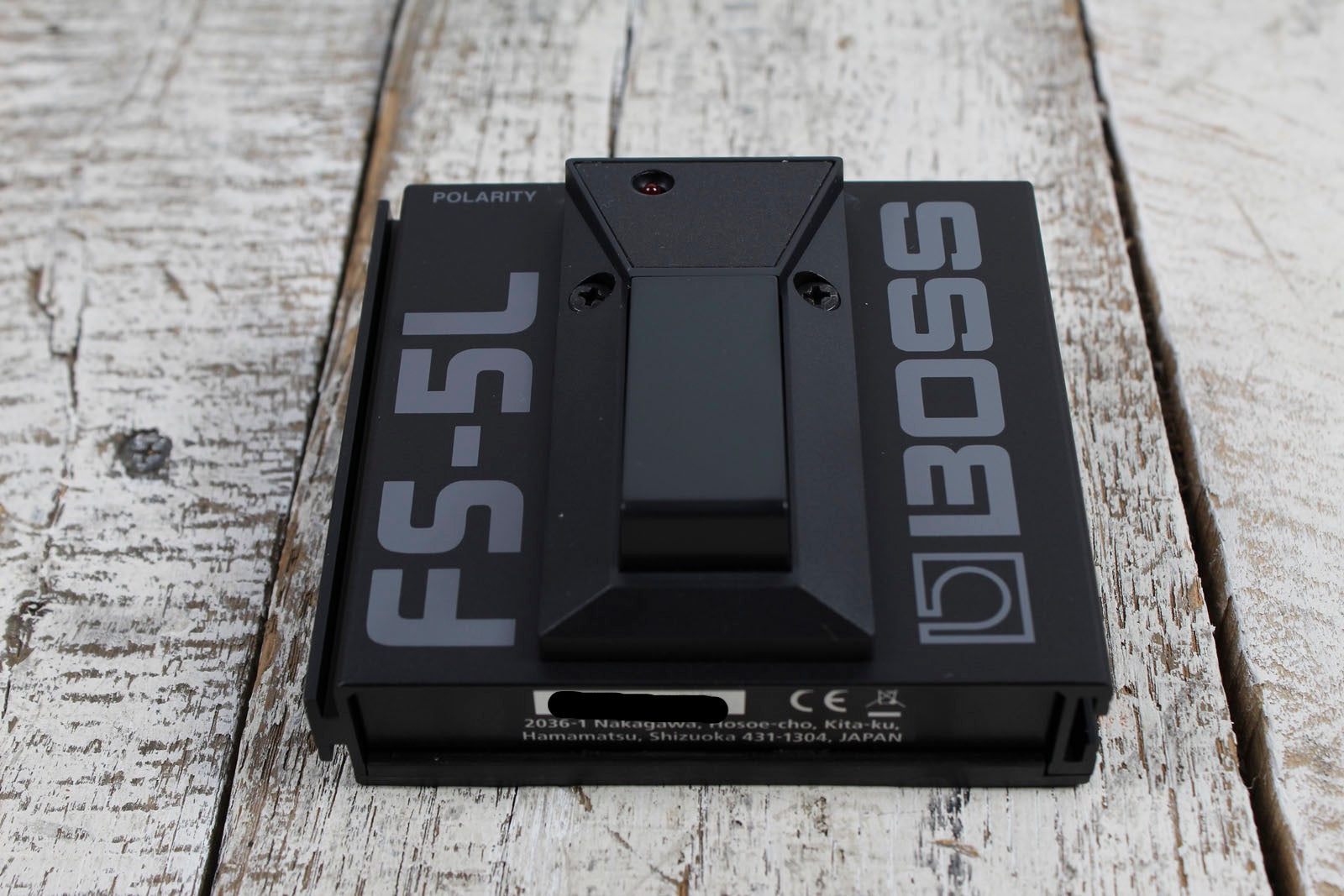 Boss FS-5L Electric Guitar Latching Footswitch Pedal with LED Status Indicator