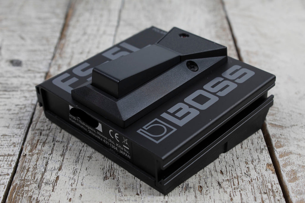 Boss FS-5L Electric Guitar Latching Footswitch Pedal with LED Status Indicator