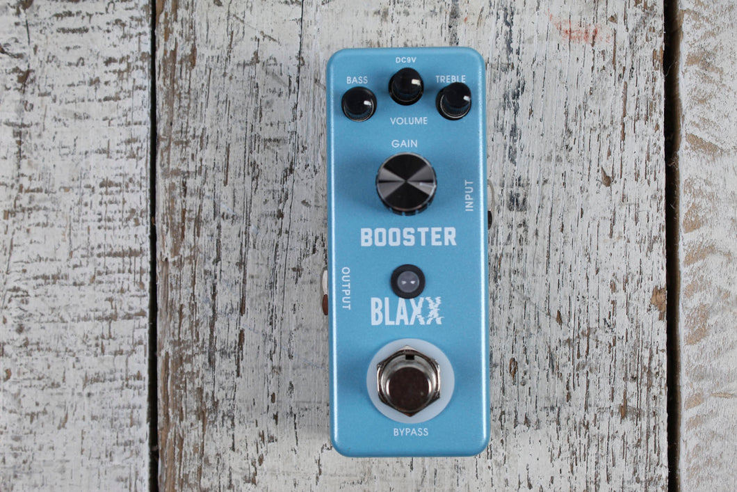 BLAXX Booster Mini Electric Guitar Effects Pedal