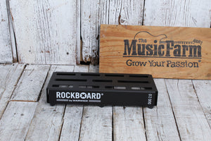 RockBoard by Warwick RBO B 2.0 DUO B Guitar Effects Pedal Pedal Board w Gig Bag