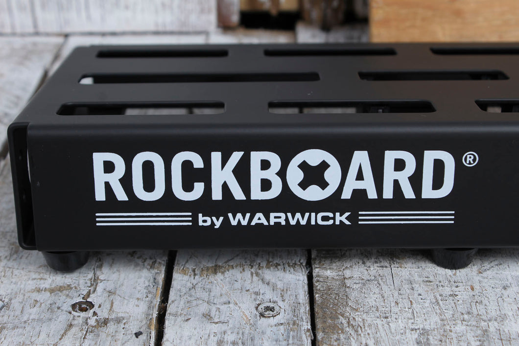 RockBoard by Warwick RBO B 2.0 DUO B Guitar Effects Pedal Pedal Board w Gig Bag