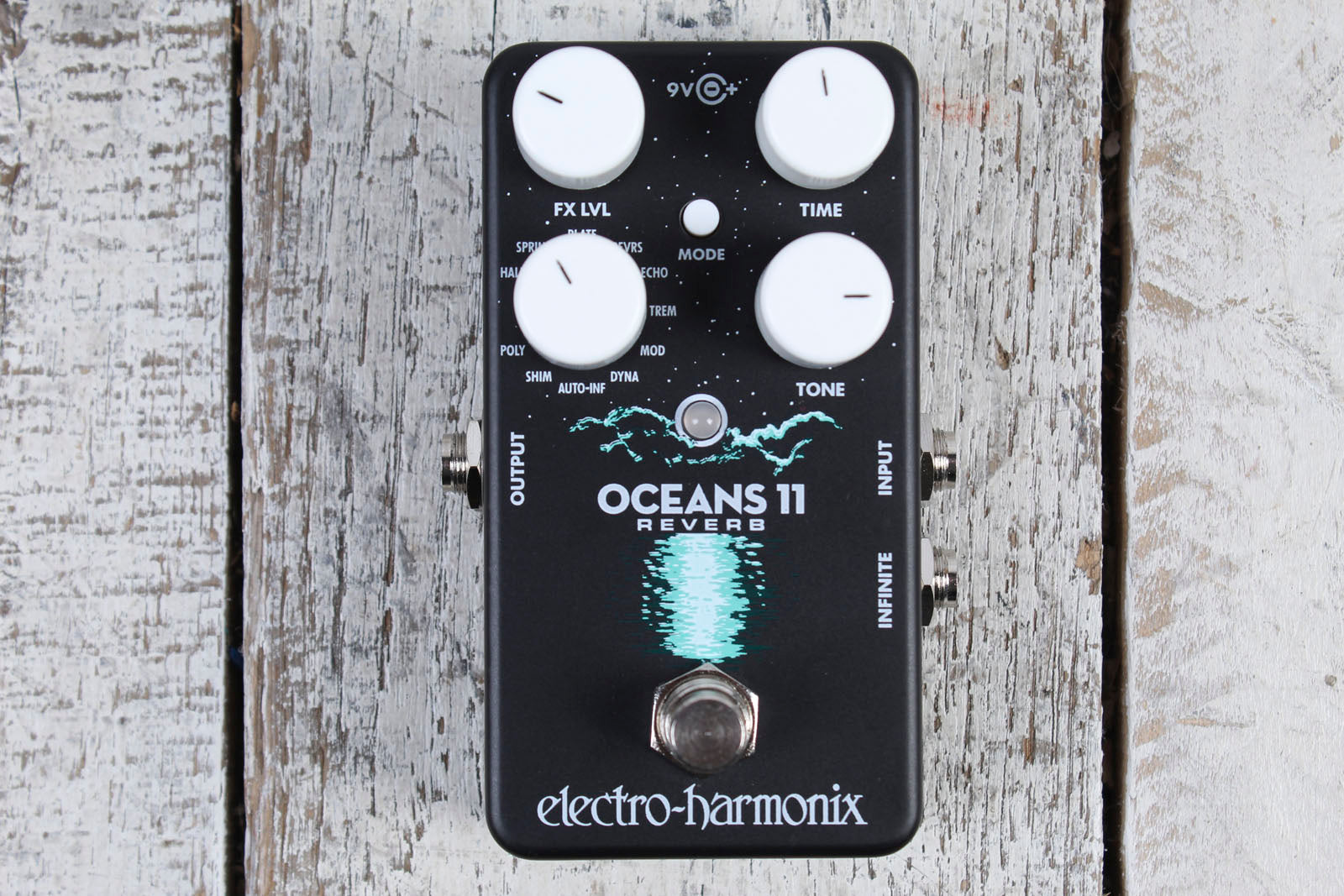 Electro Harmonix Oceans 11 Reverb Pedal Electric Guitar Reverb Effects Pedal