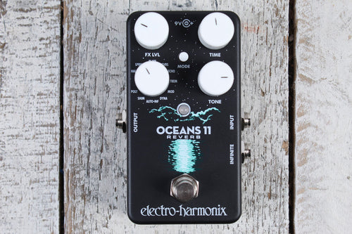 Electro Harmonix Oceans 11 Reverb Pedal Electric Guitar Reverb Effects Pedal