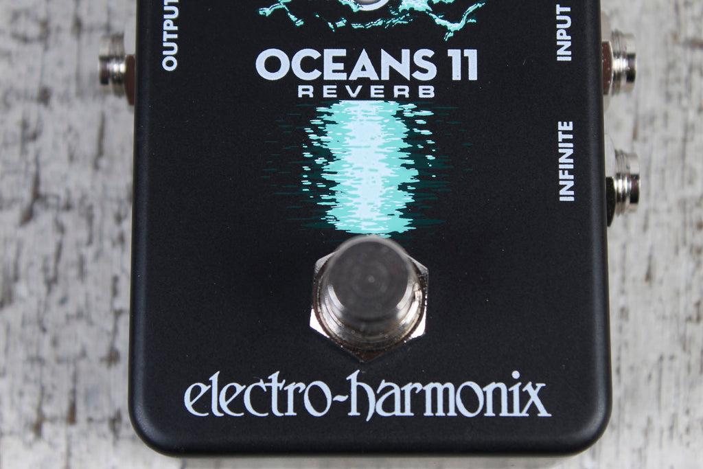 Electro Harmonix Oceans 11 Reverb Pedal Electric Guitar Reverb Effects Pedal