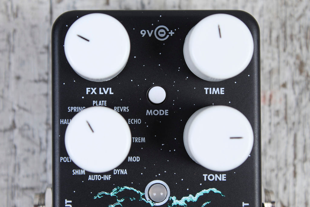 Electro Harmonix Oceans 11 Reverb Pedal Electric Guitar Reverb Effects Pedal