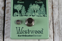 Load image into Gallery viewer, EarthQuaker Westwood Translucent Overdrive Maniplulator Guitar Effects Pedal