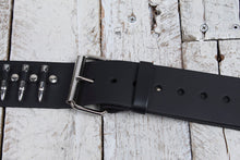 Load image into Gallery viewer, Levys PM28-2B-BLK Rebel Series Genuine Leather Guitar Strap Adjustable 49 to 59