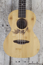 Load image into Gallery viewer, Luna Bamboo Tenor Ukulele Satin Natural Finish UKE BAMBOO T with Gig Bag