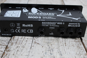 RockBoard RBO B MOD 5 Mod 5 DI + Speaker Simulator Guitar Pedal Board Patch Bay