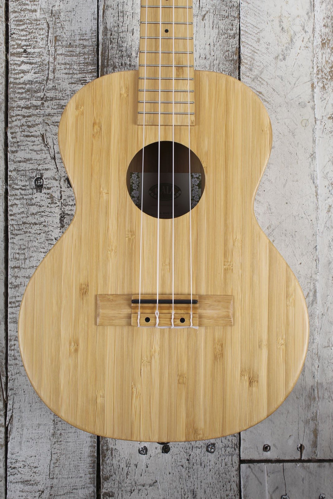Kala Bamboo Tenor Ukulele All Solid Bamboo Uke Satin Natural Finish KA