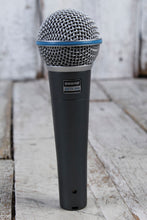 Load image into Gallery viewer, Shure Beta 58A Supercardioid Dynamic Vocal Microphone with Clip and Bag Mic